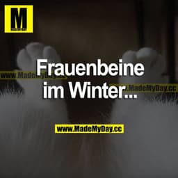 Frauenbeine im Winter...