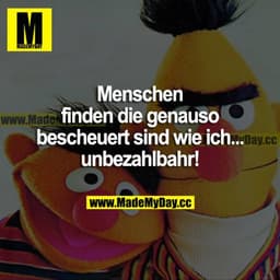 Menschen finden, die genauso bescheuert sind wie ich... unbezahlbar!
