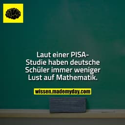 Laut einer PISA-Studie haben deutsche Schüler immer weniger Lust auf Mathematik.