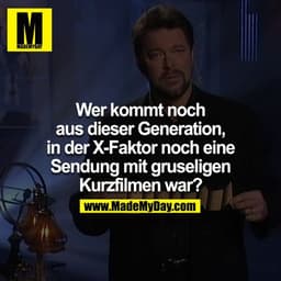 Wer kommt noch aus dieser Generation, in der X-Faktor noch eine Sendung mit gruseligen Kurzfilmen war?