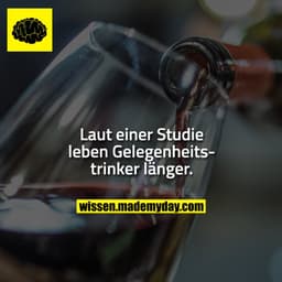 Laut einer Studie leben Gelegenheitstrinker länger.