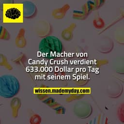 Der Macher von Candy Crush verdient 633.000 Dollar pro Tag mit seinem Spiel.