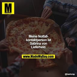Meine Notfallkontaktperson ist Sabrina von Lieferheld.