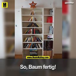 So, Baum fertig!
