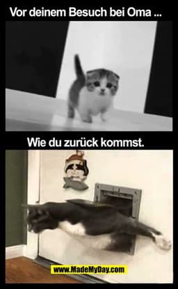 Vor deinem Besuch bei Oma ...
Wie du zurück kommst.