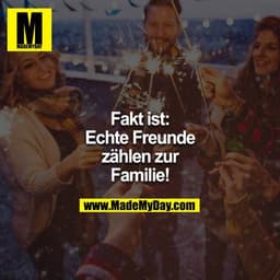 Fakt ist: Echte Freunde zählen zur Familie!