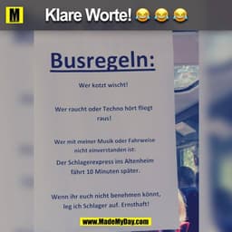 Klare Worte! ????????????
