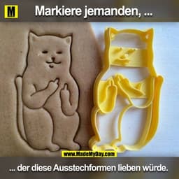 Markiere jemanden, ..
... der diese Ausstechformen lieben würde.
