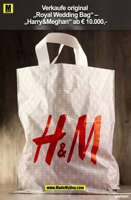 Verkaufe original  "Royal Wedding Bag" - "Harry&Meghan" ab € 10.000,-
