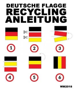 DEUTSCHE FLAGGE
RECYCLING
ANLEITUNG
WM2018