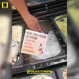 NEW! 100% VEGAN
ICE CREAM
-SUGAR FREE
-NO EGGS
-LACTOFREE
- NO CALORIES
Foto: Alleen Jasmund