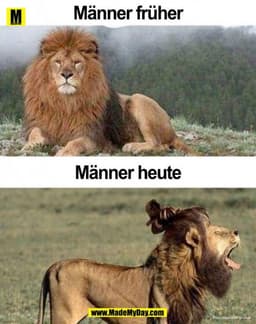 Männer früher vs. Männer heute
