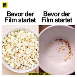Bevor der
Bevor der
Film startet
Film startet