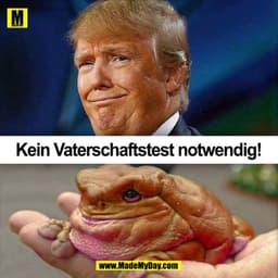 Kein Vaterschaftstest notwendig!