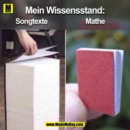 Mein Wissensstand:

Songtexten  Mathe
