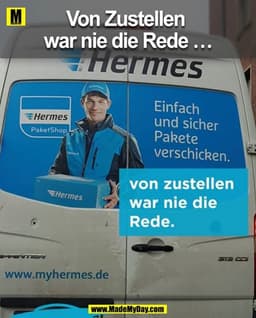 Von Zustellen war nie die Rede …