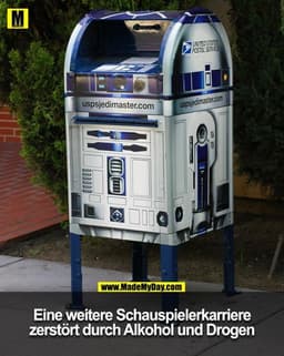 Eine weitere Schauspielerkarriere zerstört durch Alkohol und Drogen