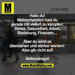 #alleswirdgut