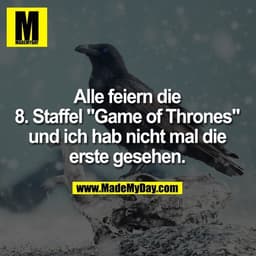 Alle feiern die 8. Staffel "Game of Thrones" und ich hab nicht mal die erste gesehen.