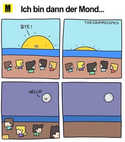 Ich bin dann der Mond...