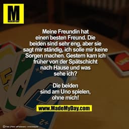 Meine Freundin hat einen besten Freund, die beiden sind sehr eng, aber sie sagt mir ständig, ich solle mir keine Sorgen 