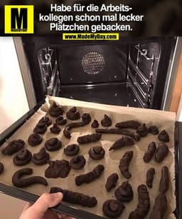 Habe für die Arbeitskollegen schon mal lecker
Plätzchen gebacken.