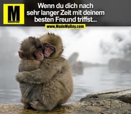 Wenn du dich nach sehr langer Zeit mit deinem besten Freund triffst...