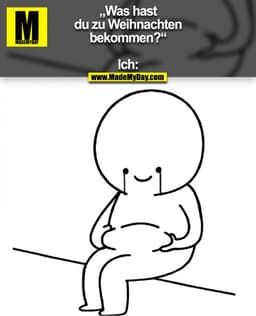 „Was hast du zu Weihnachten bekommen?“

Ich: