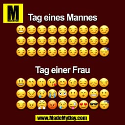 Tag eines Mannes
Tag einer Frau