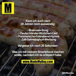 Kann ich auch nach 20 Jahren noch auswendig:

▸ Bratmaxe-Song 
▸ Deutschländer-Würtchen-Lied
▸ Pommersche-Feierabend-Hym