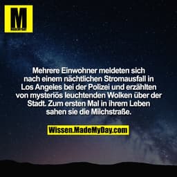 Mehrere Einwohner meldeten sich nach einem nächtlichen Stromausfall in Los Angeles bei der Polizei und erzählten von mys