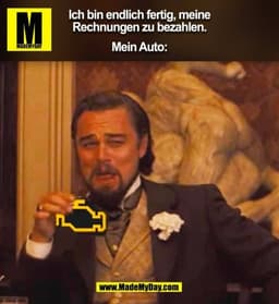 Ich bin endlich fertig, meine
Rechnungen zu bezahlen.
Mein Auto: (BILD)