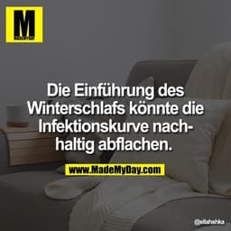 Die Einführung des Winterschlafs könnte die Infektionskurve nachhaltig abflachen.