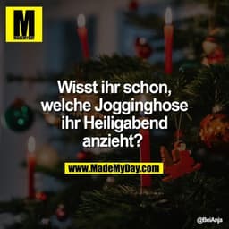 Wisst ihr schon, welche Jogginghose ihr Heiligabend anzieht?