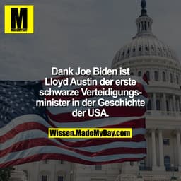Dank Joe Biden ist Lloyd Austin der erste schwarze Verteidigungsminister in der Geschichte der USA.