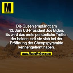 Die Queen empfängt am
13. Juni US-Präsident Joe Biden.
Es wird das erste persönliche Treffen
der beiden, seit sie sich b