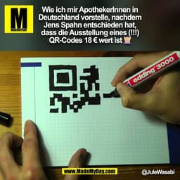 Wie ich mir ApothekerInnen in
Deutschland vorstelle, nachdem
Jens Spahn entschieden hat,
dass die Ausstellung eines (!!!