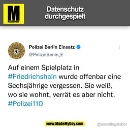 Datenschutz durchgespielt
(BILD)