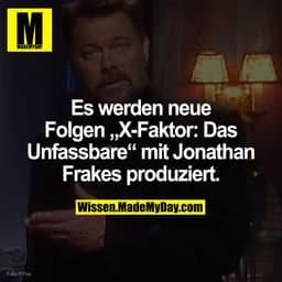 Es werden neue Folgen „X-Faktor: Das Unfassbare“ mit Jonathan Frakes produziert.