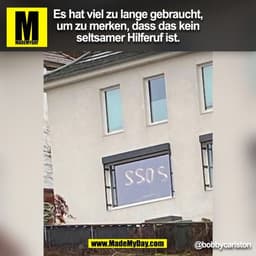 Es hat viel zu lange gebraucht,
um zu merken, dass das kein
seltsamer Hilferuf ist.
@bobbycarlston
(BILD)