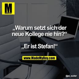 Füße hoch, der kommt flach. ?