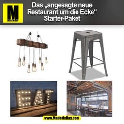 Das „angesagte neue
Restaurant um die Ecke“
Starter-Paket
(BILD)