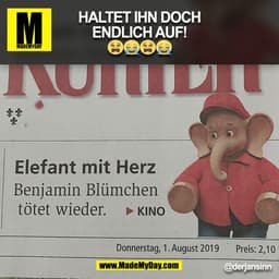 HALTET IHN DOCH
ENDLICH AUF!
😫😭😫😭
@derjansinn
(BILD)