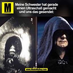 Meine Schwester hat gerade
einen Ultraschall gemacht
und uns das gesendet:
(BILD)