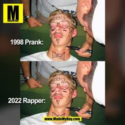 1998 Prank: 2022 Rapper:
(BILD)