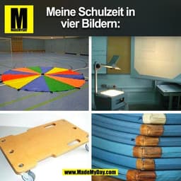 Meine Schulzeit in
vier Bildern:
(BILD)