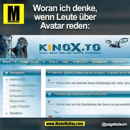 Woran ich denke,
wenn Leute über
Avatar reden:
@pagelsdaum
(BILD)