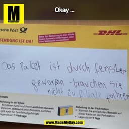 Okay ...
(BILD)
