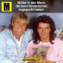 Mütter in den 90ern,
die beim Kinderturnen
zugeguckt haben:
(BILD)