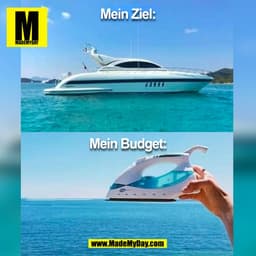 Mein Ziel:
Mein Budget: